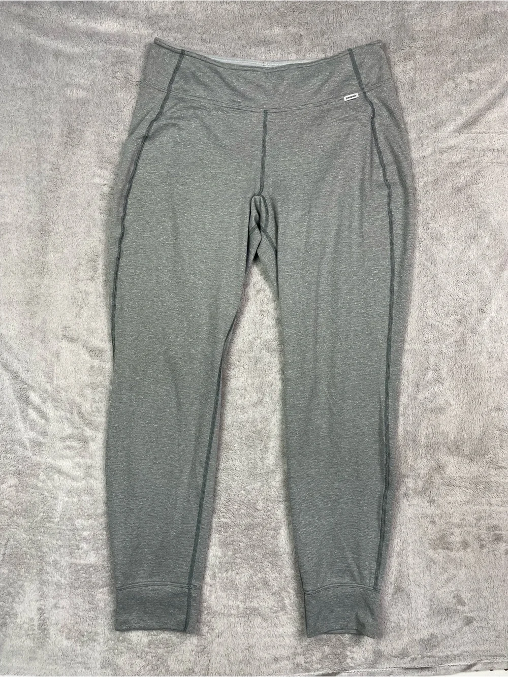 Patagonia Womens Capilene 3 Midweight Legging XL Gray Green Base Layer Pants - Picture 1 of 10